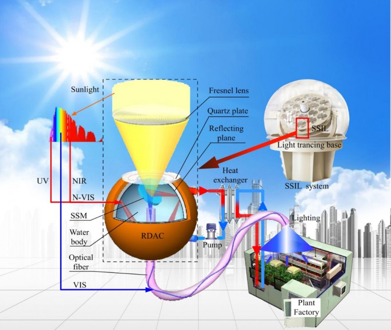 植物工廠太陽光譜利用新思路